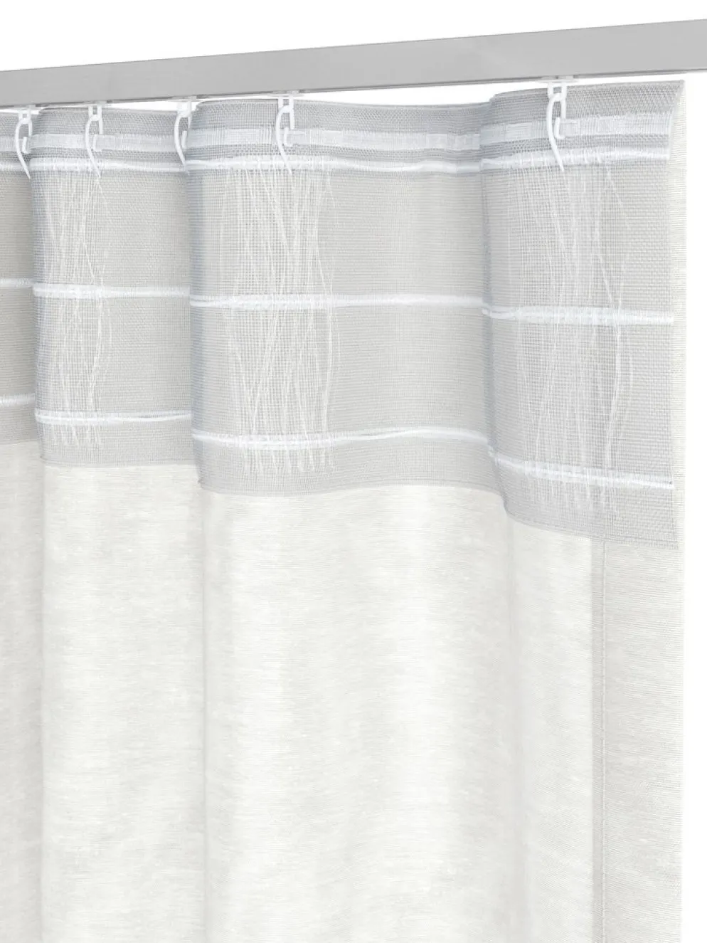 BORENRideau BOREN 1x140x245 blanc cassé