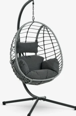 BORKChaise suspendue BORK l96xH192xP124 gris