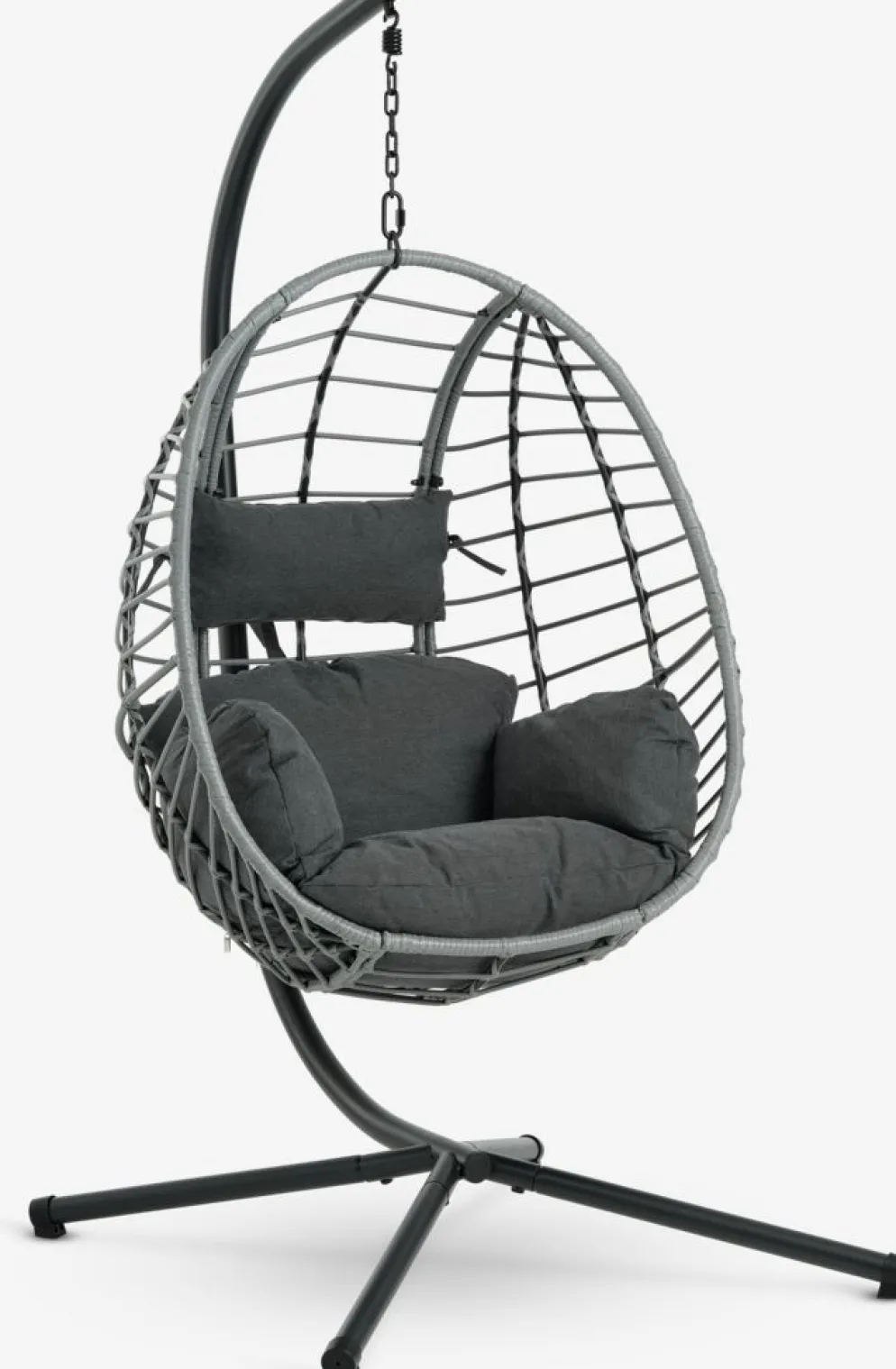BORKChaise suspendue BORK l96xH192xP124 gris