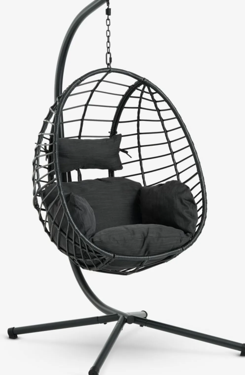 BORKChaise suspendue BORK l96xH192xP124 noir