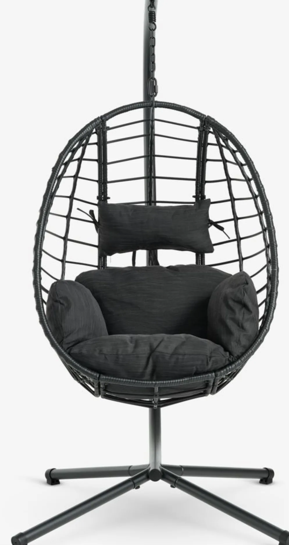 BORKChaise suspendue BORK l96xH192xP124 noir