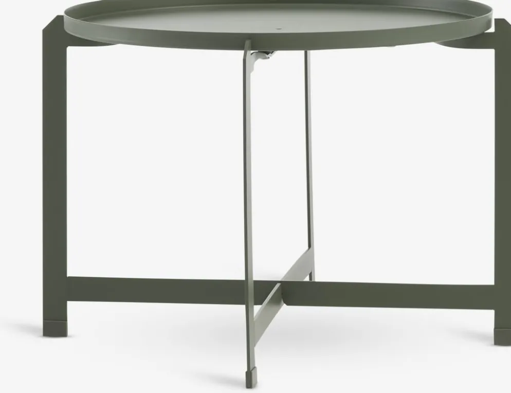 BORRETable d'appoint BORRE Ø50xH40 vert olive