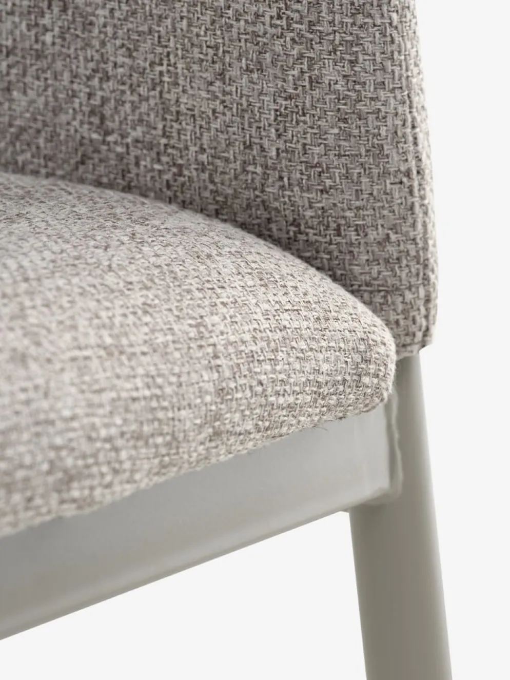 BRANDEChaise BRANDE tissu beige