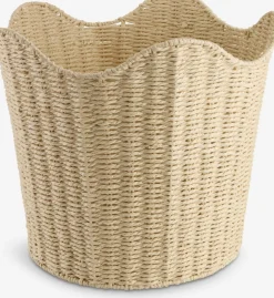BREKKEPanier BREKKE Ø41xH35cm blanc cassé