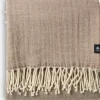 BRUNIAPlaid en laine BRUNIA 130x170 beige
