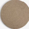 BUESTARRTapis BUESTARR Ø120 naturel/gris