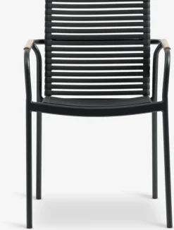 DAGSVAD + NABEDAGSVAD L190 table naturel + 4 NABE chaises noir