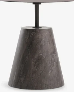 DALRIPATable d'appoint DALRIPA Ø45xH50 sable foncé