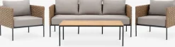 DAMFENNEREnsemble lounge DAMFENNER 5 personnes naturel