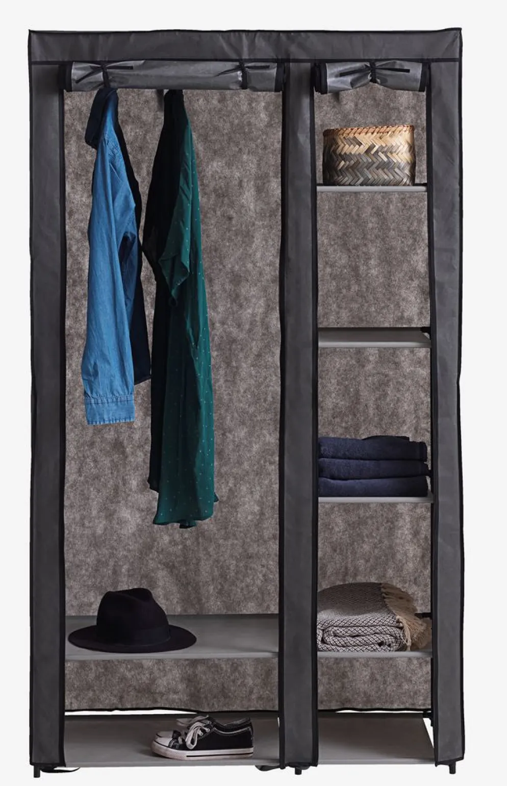 DAMHUSArmoire DAMHUS 100x174 gris foncé