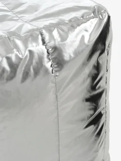 DAVINDEPouf DAVINDE 40x45 argenté