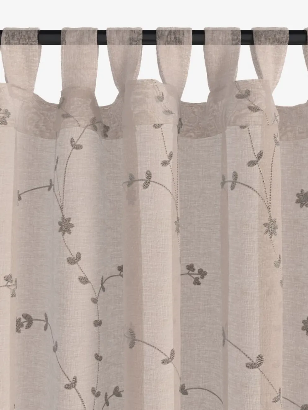 DOLMARideau DOLMA 1x140x245 broderie sable