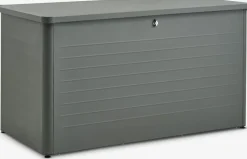 DREJETCoffre à coussins DREJET l160xH83xP79 gris anthracite