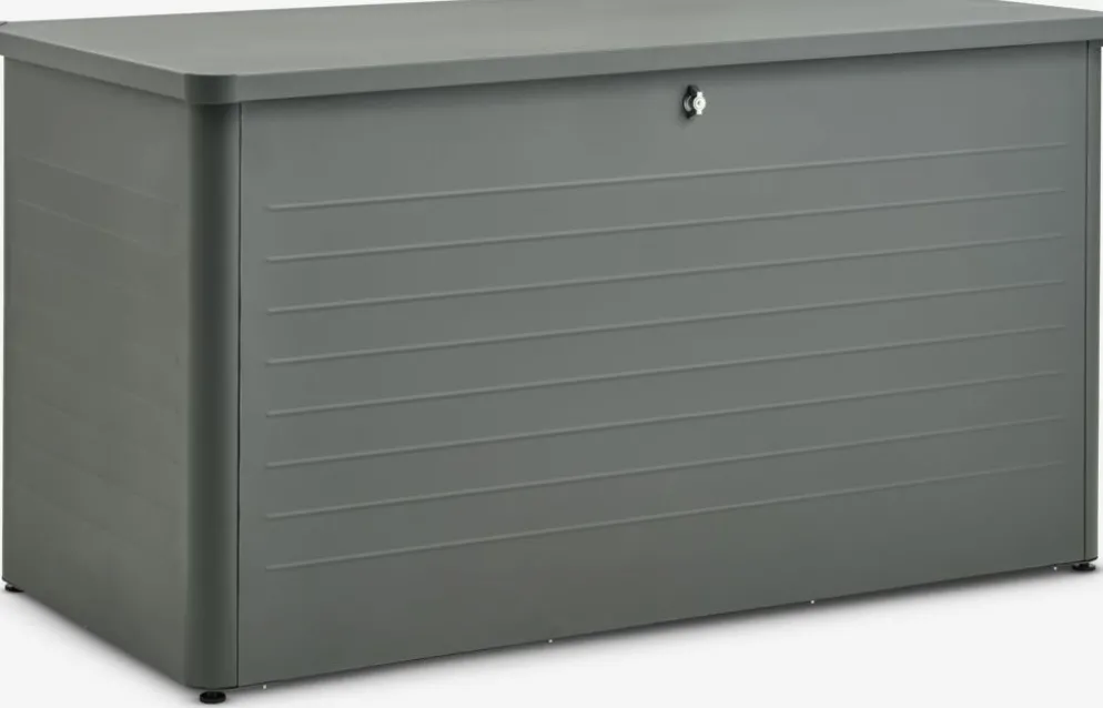 DREJETCoffre à coussins DREJET l160xH83xP79 gris anthracite