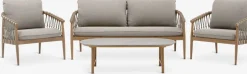 DRUMMEHOLMEnsemble lounge DRUMMEHOLM 5 personnes naturel