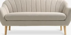 EGEDALCanapé EGEDAL 2,5 places tissu beige