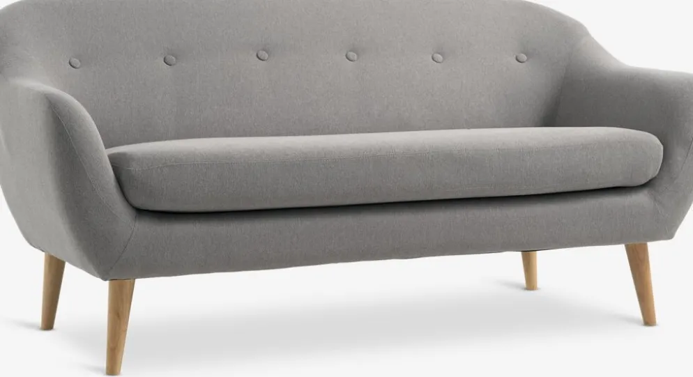 EGEDALCanapé EGEDAL 2,5 places tissu gris clair