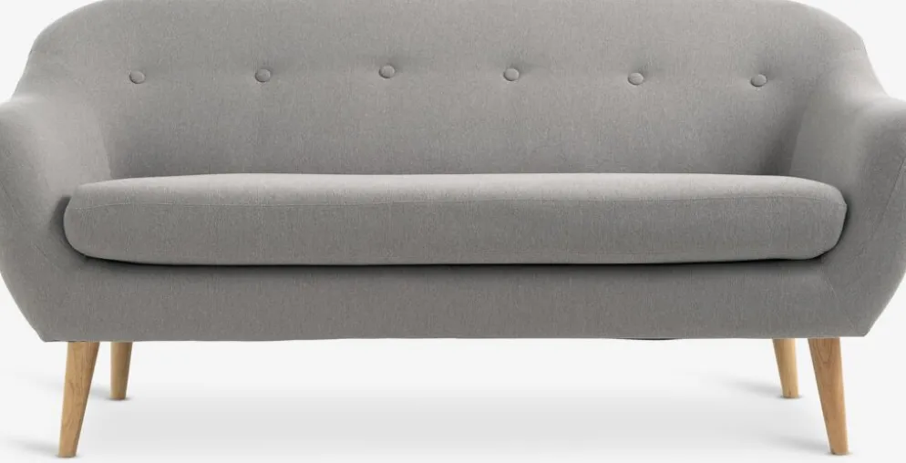 EGEDALCanapé EGEDAL 2,5 places tissu gris clair