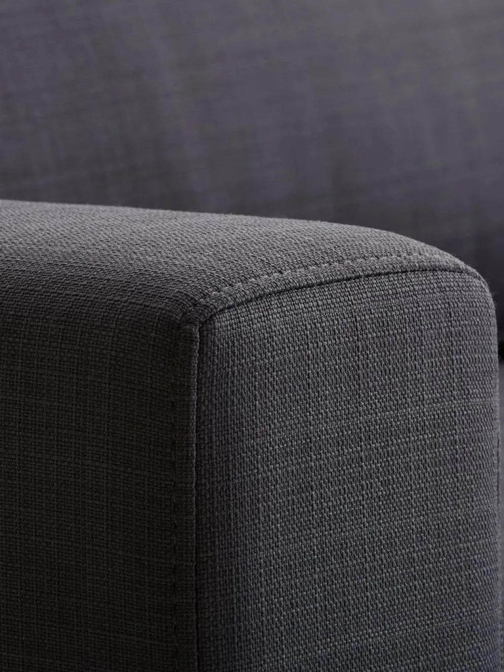 EGENSECanapé EGENSE 3 places tissu gris foncé