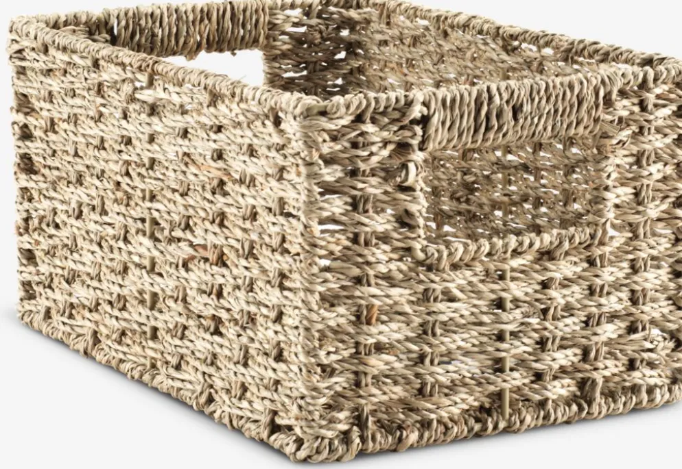 EIRIKPanier EIRIK l20xL30xH15cm herbier