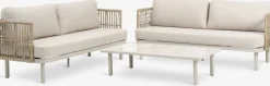EJLBYEnsemble lounge EJLBY 5 personnes beige