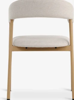 EJSINGChaise EJSING tissu beige/coloris chêne naturel