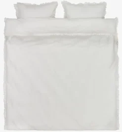 ELMAGoldParure de lit ELMA coton lavé 240x220 blanc