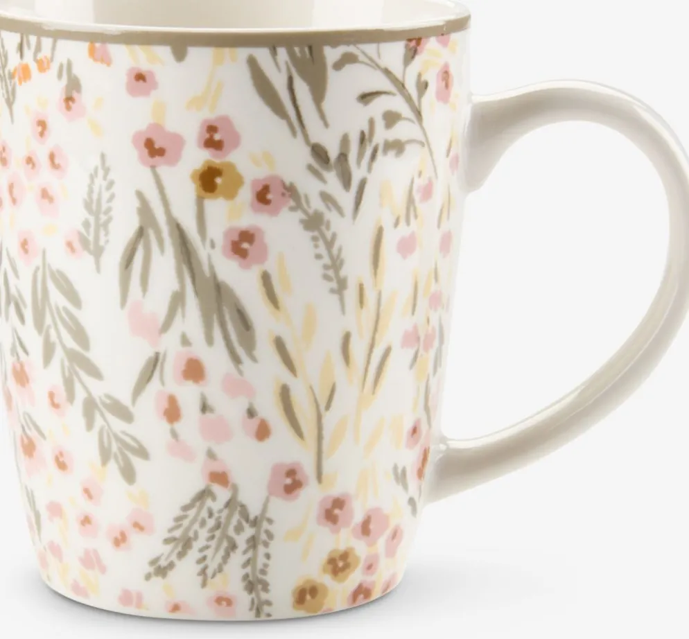 EMILTasse EMIL Ø8xH10cm 35cl a/fleurs