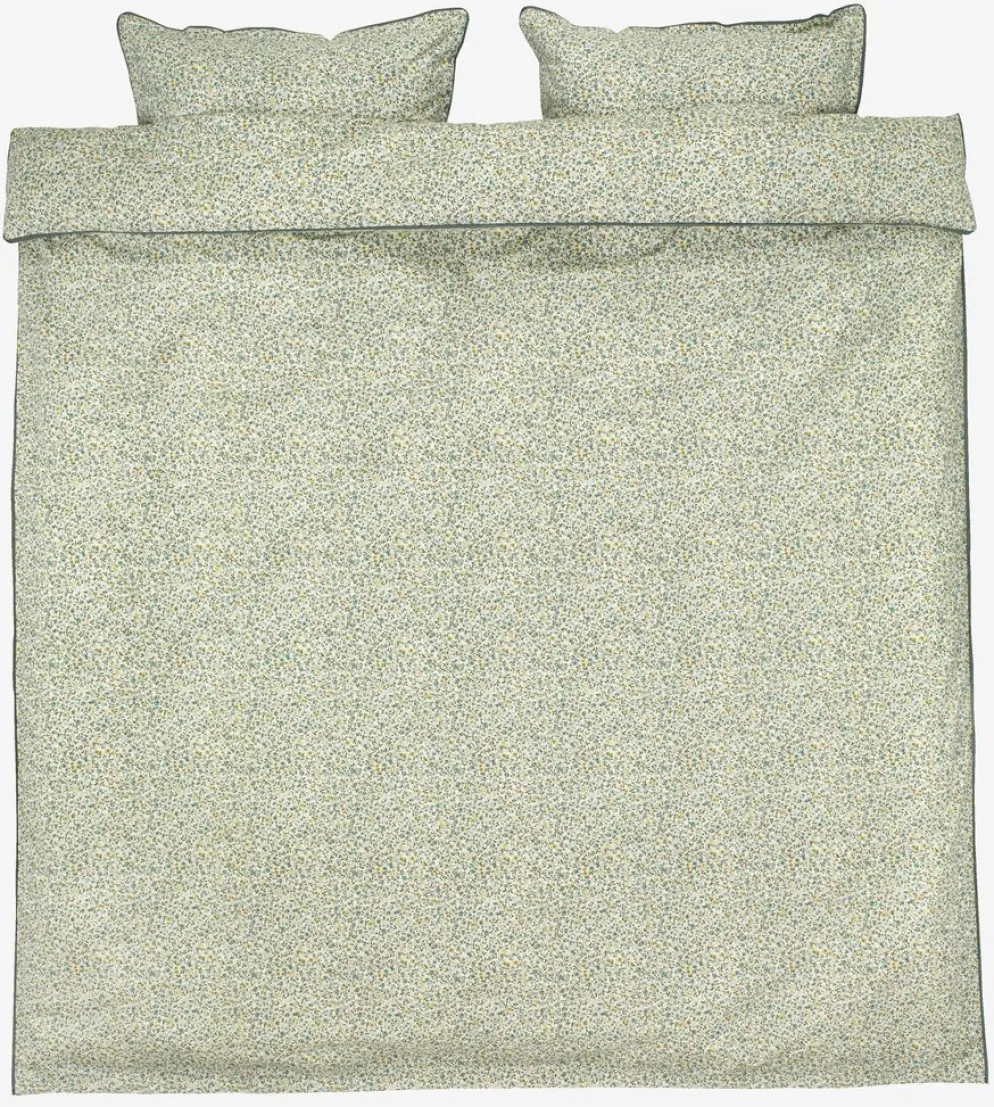 EMILYGoldParure de lit Percale EMILY 240x220 bleu
