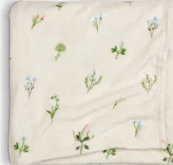 ENGSOLEIPlaid en polaire ENGSOLEI 130x170 blanc/vert