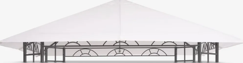 FAABORGToit de tonnelle FAABORG l3xL3m blanc