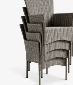 FAUSING + AIDTFAUSING L220 table + 4 AIDT chaises naturel