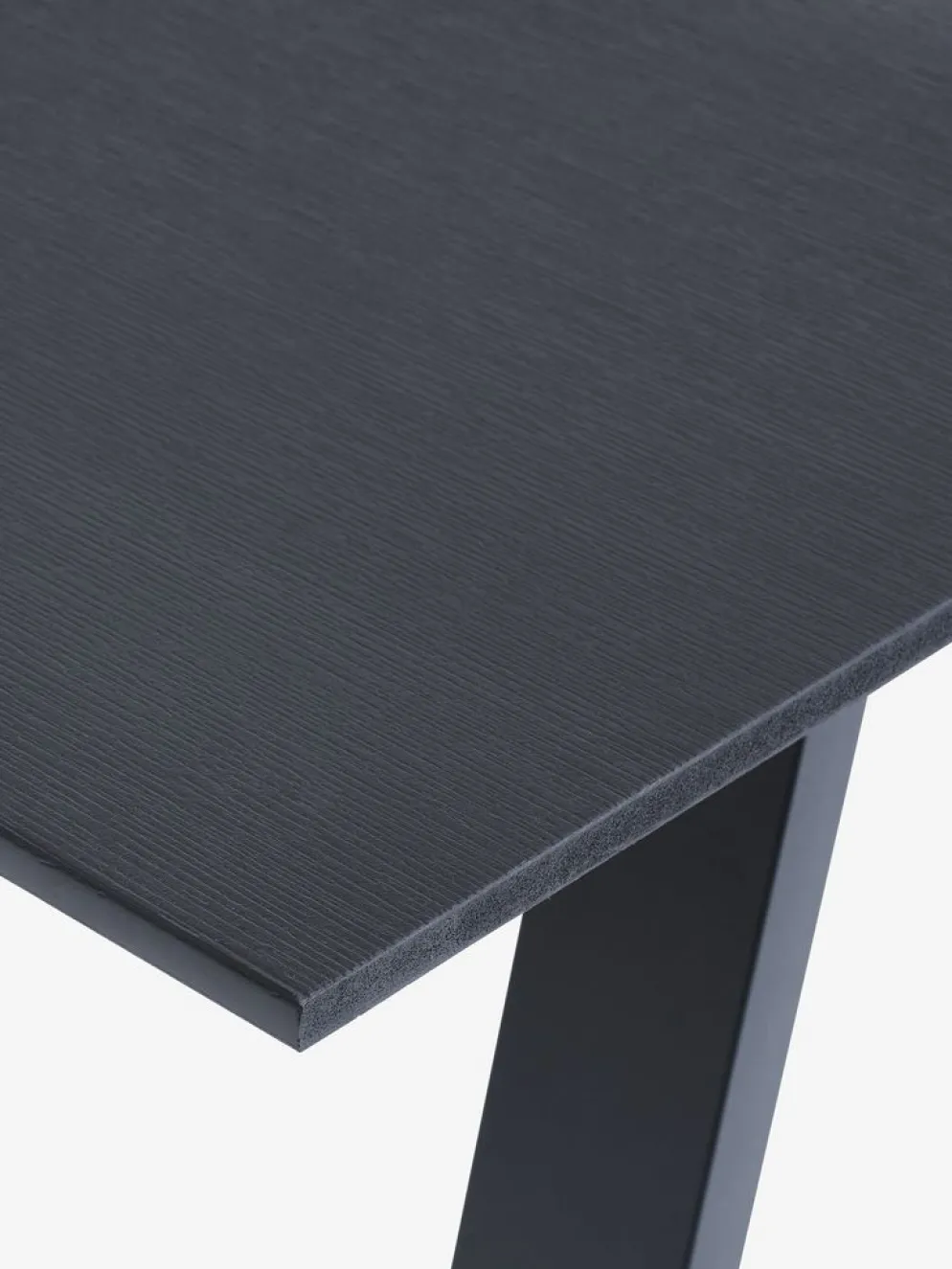 FAUSING + BREDSTENFAUSING L220 table + 4 BREDSTEN chaises noir