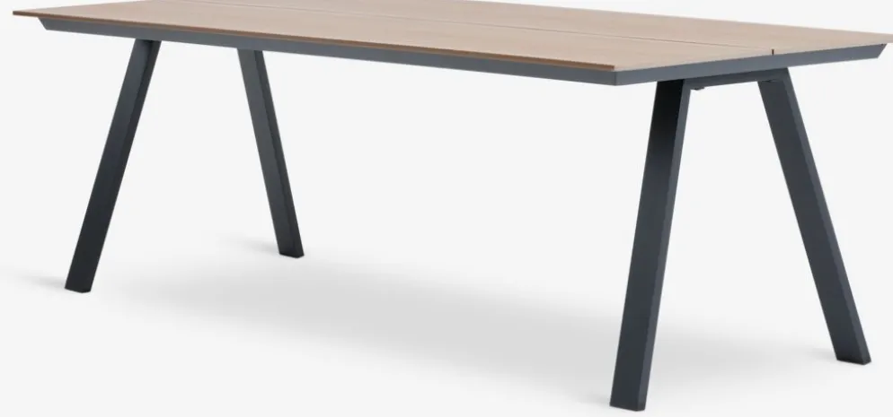 FAUSING + GUDHJEMFAUSING L220 table + 4 GUDHJEM chaises naturel