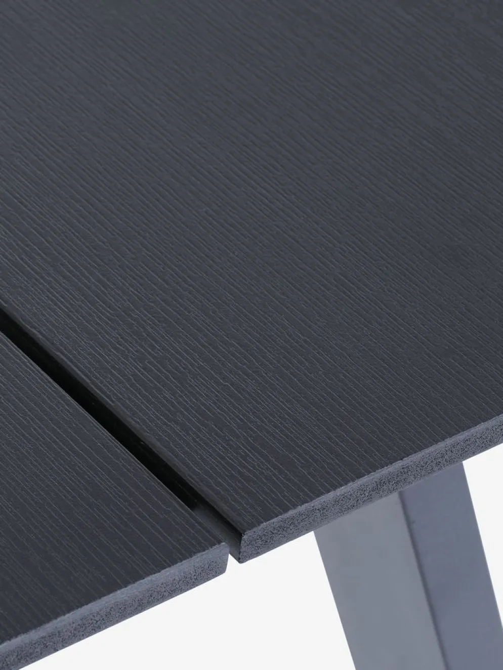 FAUSING + ILDERHUSEFAUSING L220 table noir + 4 ILDERHUSE chaises naturel