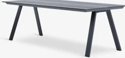 FAUSINGTable de jardin FAUSING l100xL220 noir