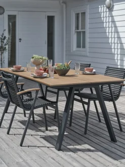 FAUSINGTable de jardin FAUSING l100xL220 naturel