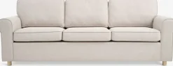 FERRITSLEVCanapé FERRITSLEV 3 places tissu beige
