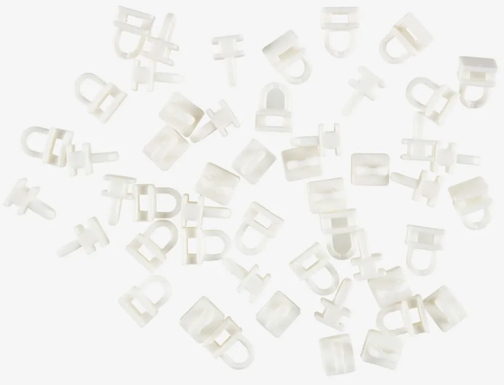 FIXIGlisseurs pour rail FIXI 50pcs/pqt blanc