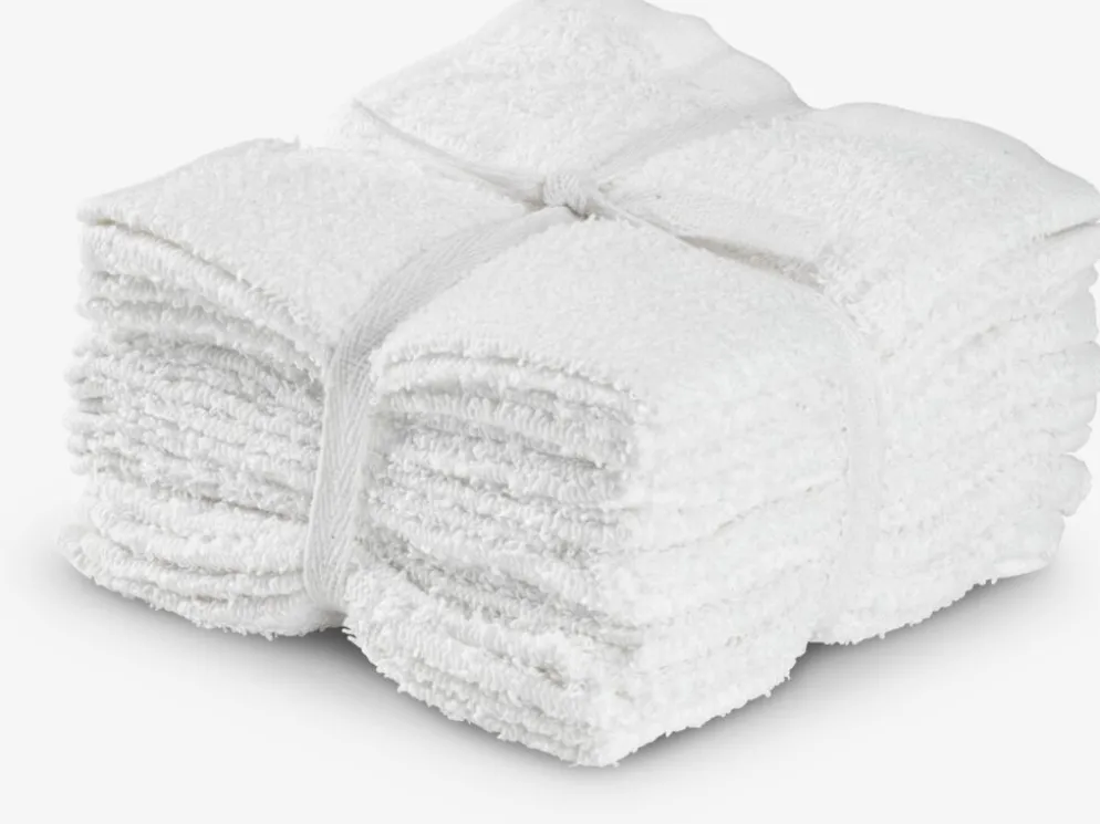 FLISBYBasicCarré visage FLISBY 10pcs/pqt blanc