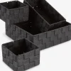 FOLKELot de paniers FOLKE 4pcs/lot noir