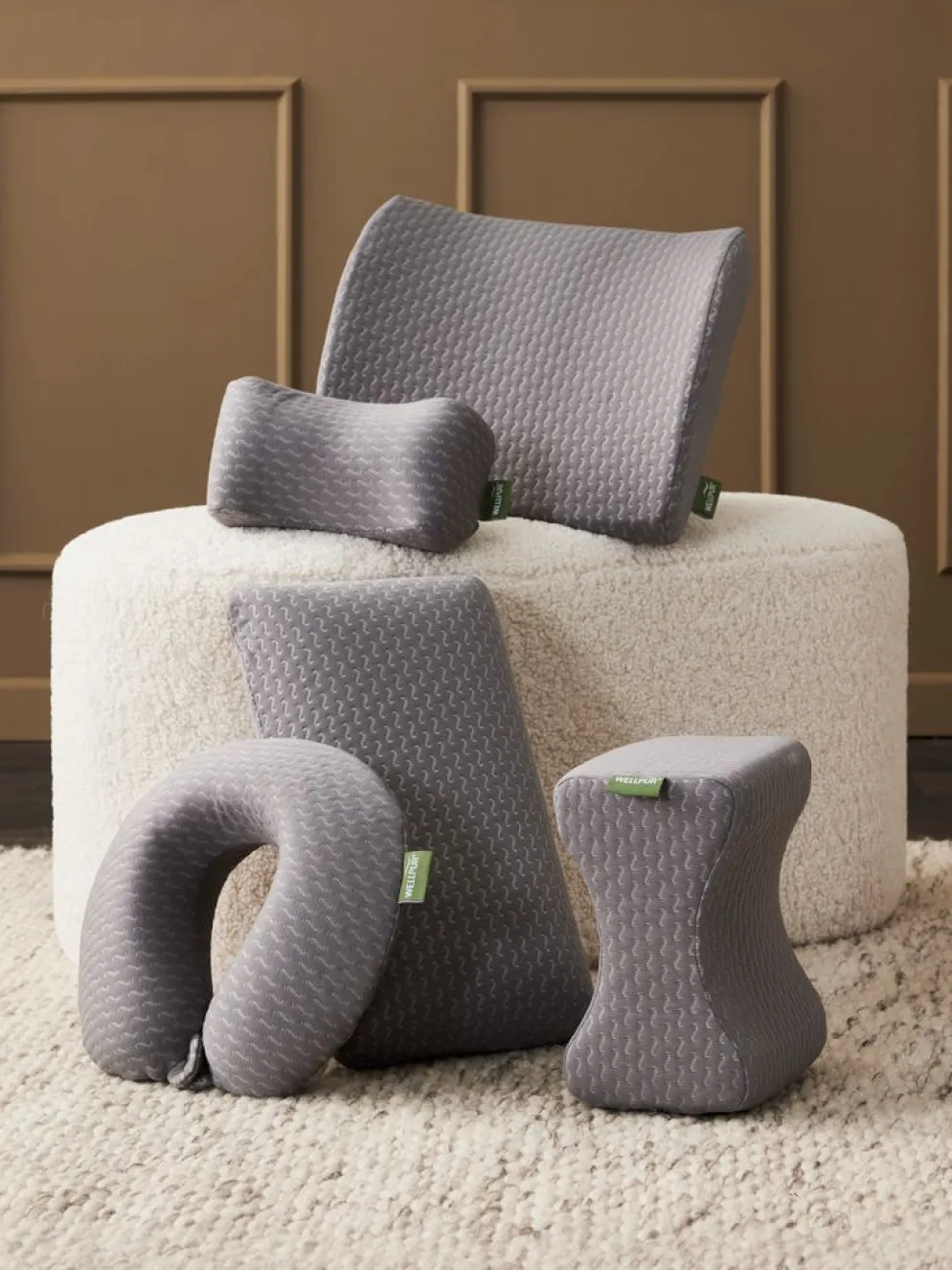 FOSSANPlusOreiller de voyage 24x42x12 WELLPUR FOSSAN