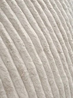 FOULUMPouf poire FOULUM 109x80x109 tissu velours côtelé beige