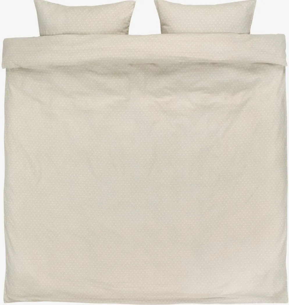 FREJABasicParure de lit Flanelle FREJA 240x220 beige
