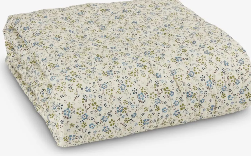 FRESIACouverture matelassée FRESIA 140x200 vert/bleu