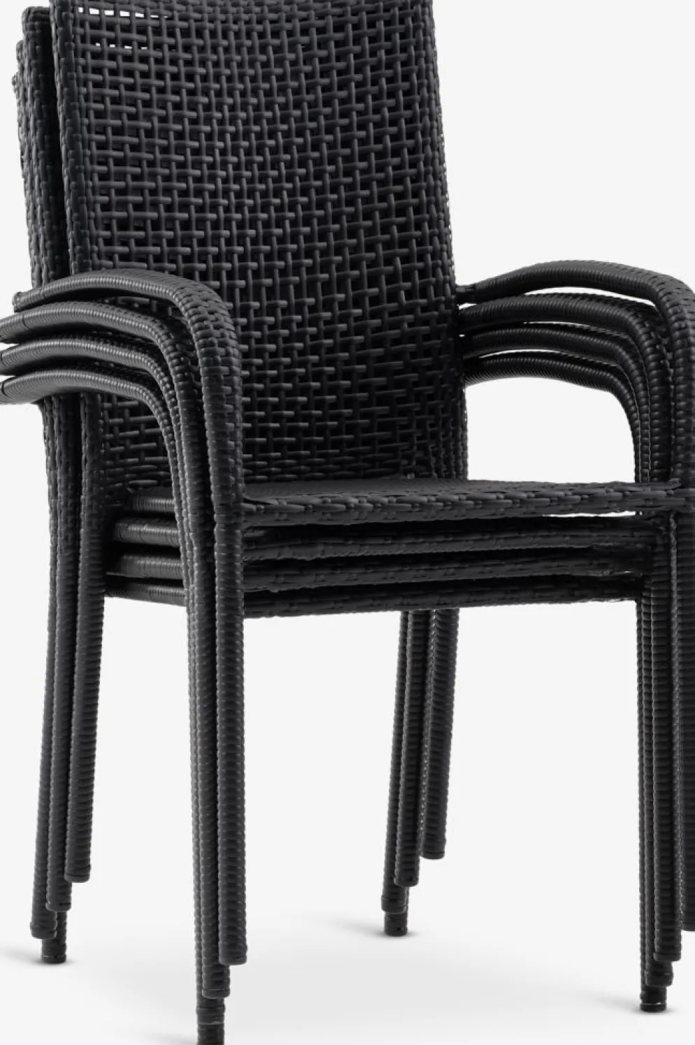 FUGLEBJERGChaise empilable FUGLEBJERG noir