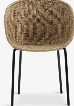 FUGLSAND + TUERNEFUGLSAND Ø120 table acacia + 4 TUERNE chaises naturel