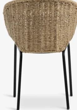 FUGLSAND + TUERNEFUGLSAND Ø120 table acacia + 4 TUERNE chaises naturel