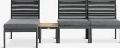 FURUBACKENEnsemble lounge FURUBACKEN 3 personnes noir