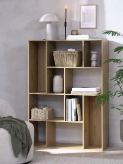 GADEHUSEÉtagère GADEHUSE 10 tablettes coloris chêne naturel